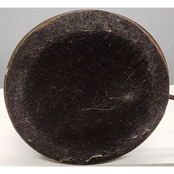 Vintage Whimsical Rabbit in Hat Table Lamp – Brass & Rustic Gold Base, 22" Tall - Picture 16 of 16